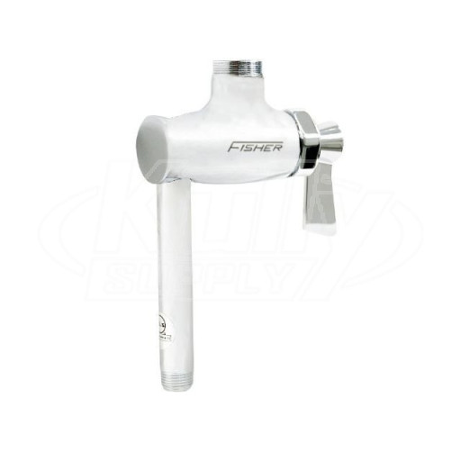 Fisher 29010 Addon Faucet with Ceramic Cartridge, Lever Handle, Swivel Outlet, 4" Riser