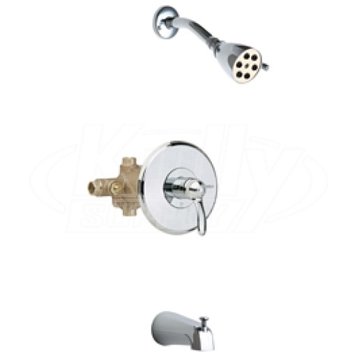 Chicago 1905-600CP Thermostatic Tub and Shower Valve