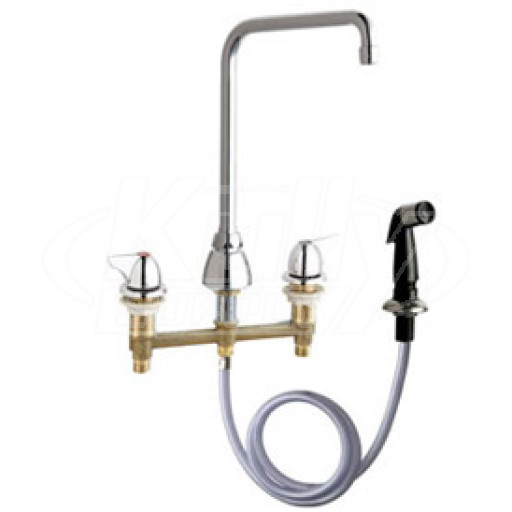 Chicago 200-AHA8-1000XKAB Concealed Sink Hot and Cold Water Faucet with Side Spray