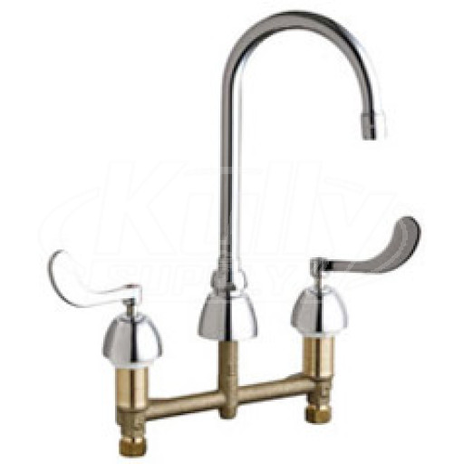 Chicago 201-AGN2AE3V317AB Concealed Hot and Cold Water Sink Faucet