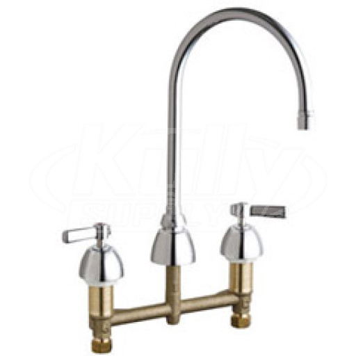 Chicago 201-AGN8AE2805FAB Concealed Hot and Cold Water Sink Faucet