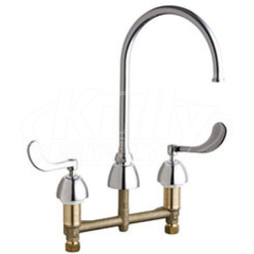 Chicago 201-AGN8FC317ABCP Concealed Hot and Cold Water Sink Faucet