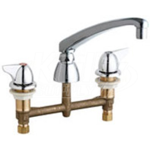 Chicago 201-AL8-1000ABCP Concealed Hot and Cold Water Sink Faucet
