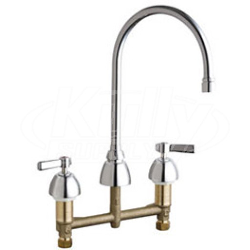 Chicago 201-RSGN8AE35VXKAB Concealed Hot and Cold Water Sink Faucet