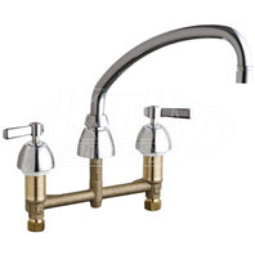 Chicago 201-RSL9E35VXKAB Concealed Hot and Cold Water Sink Faucet