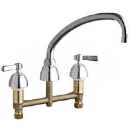 Chicago 201-RSL9E3VPXKABCP Concealed Hot and Cold Water Sink Faucet