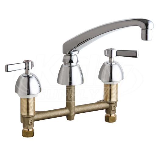 Chicago 201-AL8-317XKABCP Concealed Hot and Cold Water Sink Faucet
