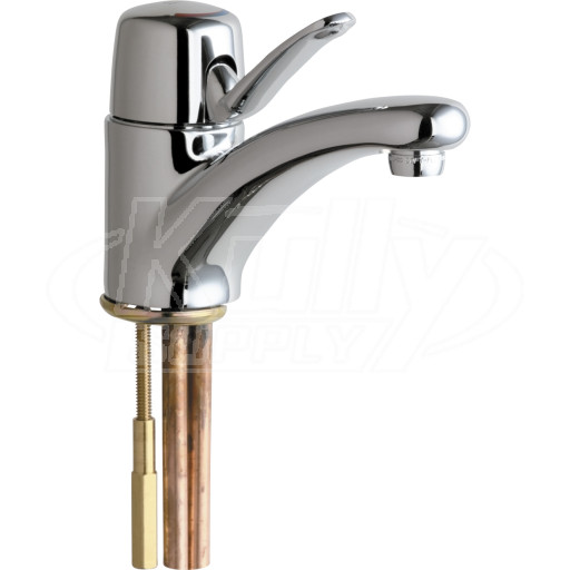 Chicago 2200-ABCP Single Lever Hot and Cold Water Mixing Sink Faucet