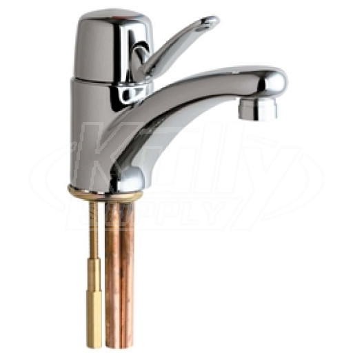 Chicago 2200-E2805ABCP Single Lever Hot and Cold Water Mixing Sink Faucet