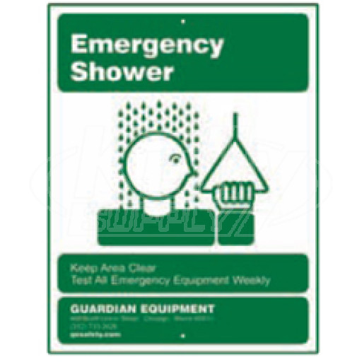Guardian AP250-009G Drench Shower Sign