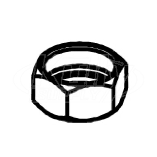 Chicago 2500-008JKRBF Nut For 2500 TempShield Fitting