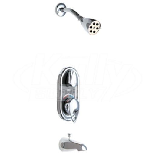 Chicago 2500-600XKCP Tub & Shower Fitting