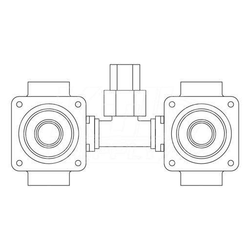Acorn 2590-201-001 Hot & Cold 2.5 Gpm Plastic Valve Body Assembly Only