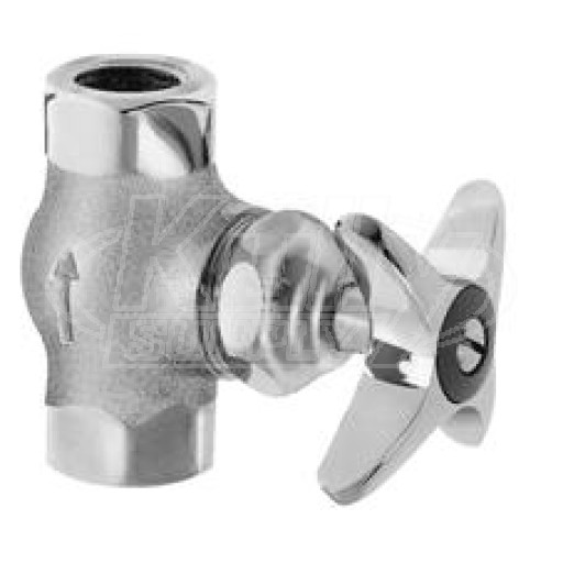 Fisher 17639 1/2" Female Exposed Shut-Off Valve