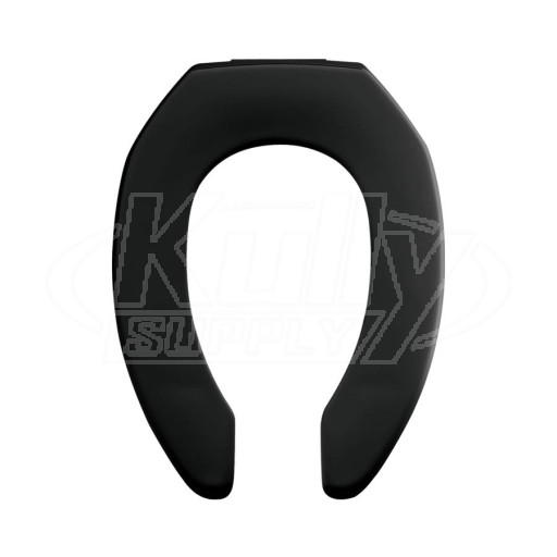 Church 7F295SSCT 047 Black Toilet Seat
