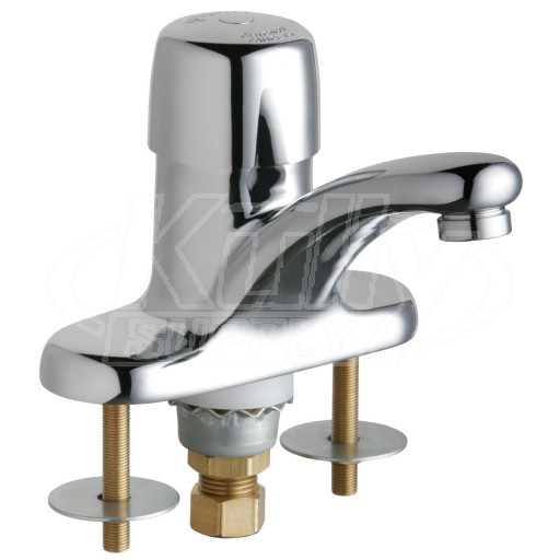 Chicago 3400-ABCP E-Cast Lavatory Metering Faucet