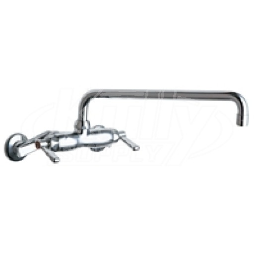 Chicago 445-L15E35ABCP Hot and Cold Water Sink Faucet