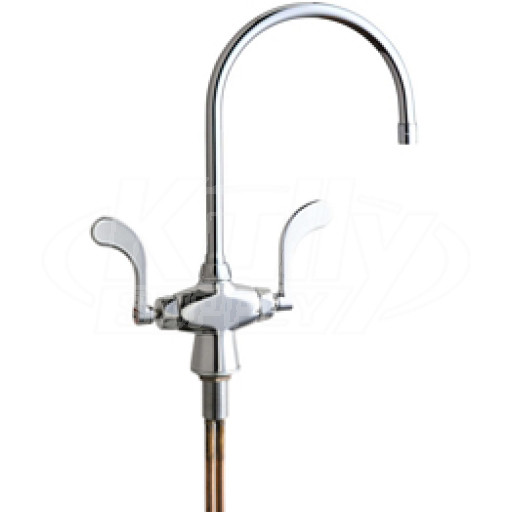 Chicago 50-GN8AE3-317XKAB Hot and Cold Water Mixing Sink Faucet