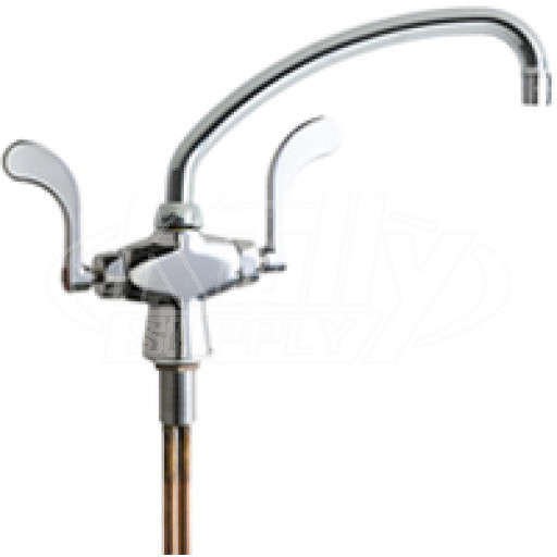 Chicago 50-L9-317XKABCP Hot and Cold Water Mixing Sink Faucet