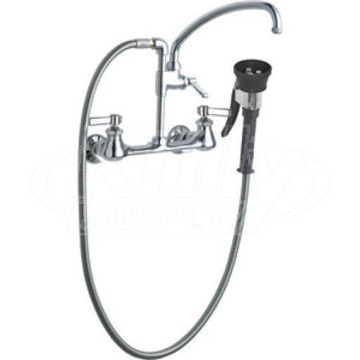 Chicago 509-GCTFABCP Pre-Rinse Fitting with 613-A Adapta-Faucet