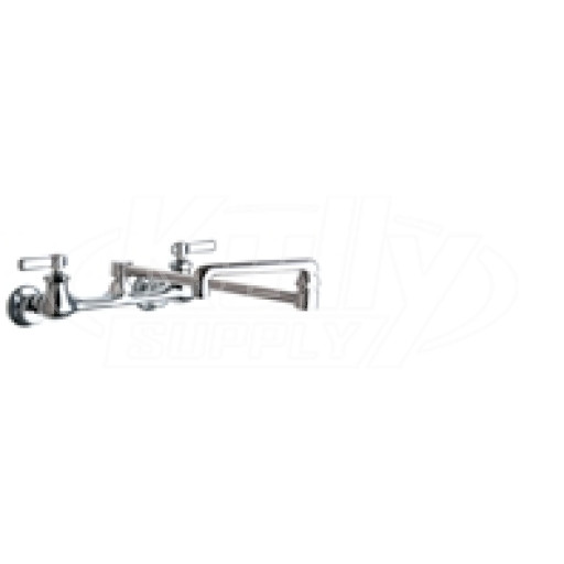 Chicago 540-LDDJ18ABCP Hot and Cold Water Sink Faucet