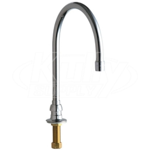 Chicago 626-GN8AABCP Remote Rigid/Swing Gooseneck Spout