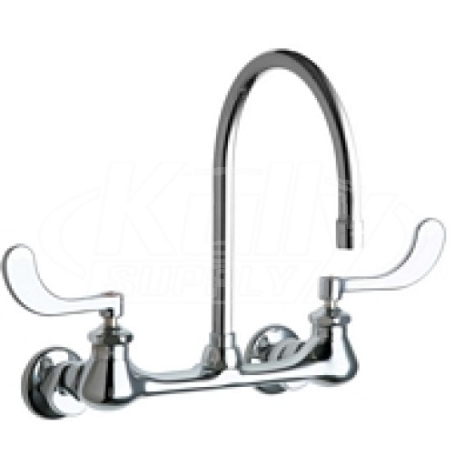 Chicago 631-GN8AE3ABCP Hot and Cold Water Sink Faucet