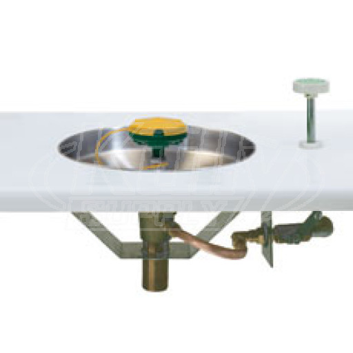 Haws 7301DM AXION MSR Deck-Mounted Eye/Face Wash (with Stainless Steel Receptor) (Discontinued)