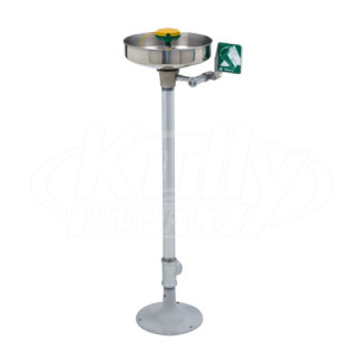 Haws 7361-7461 AXION MSR Pedestal-Mounted Eye/Face Wash (with Floor Flange)