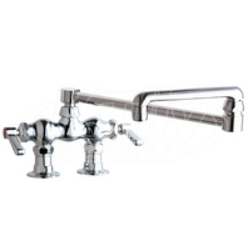 Chicago 772-DJ18ABCP Hot and Cold Water Sink Faucet