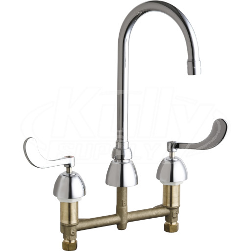 Chicago 786-E35ABCP Concealed Hot and Cold Water Sink Faucet