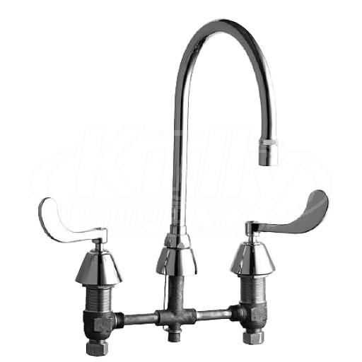 Chicago 786-GN8AE29ABCP E-Cast Concealed Kitchen Sink Faucet