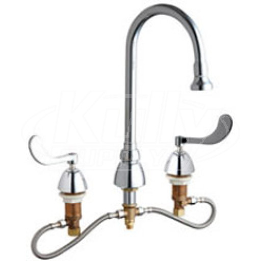 Chicago 786-HGN2BE4-317AB Concealed Hot and Cold Water Sink Faucet