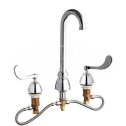 Chicago 786-HZGN1FC317ABCP Concealed Hot and Cold Water Sink Faucet