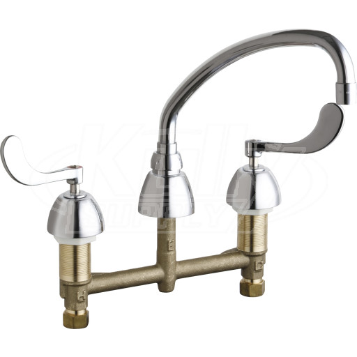 Chicago 786-L9E36ABCP Concealed Hot and Cold Water Sink Faucet
