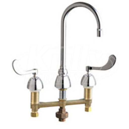 Chicago 786-TWE29ABCP Concealed Hot and Cold Water Sink Faucet with Third Water Inlet