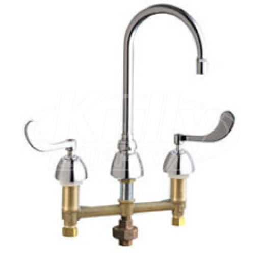 Chicago 786-TWE29XKABCP Concealed Hot and Cold Water Sink Faucet with Third Water Inlet