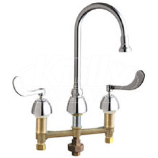 Chicago 786-TWXKABCP Concealed Hot and Cold Water Sink Faucet with Third Water Inlet