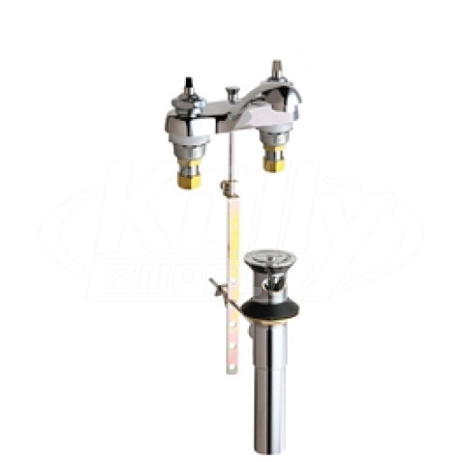 Chicago 797-LEHAB Hot and Cold Water Sink Faucet with Pop-up Waste