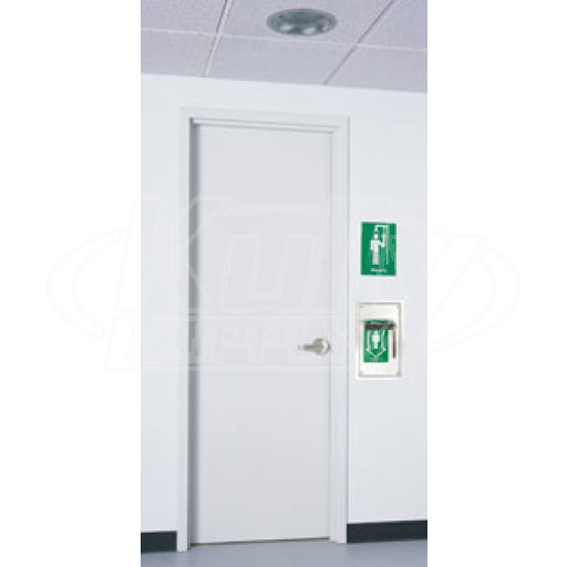 Haws 8164 Over-the-Door Drench Shower (with Stainless Steel Showerhead and Pull Down Valve)