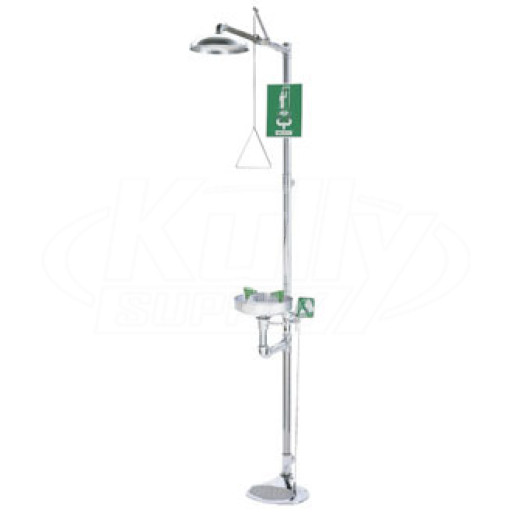 Haws 8309PCP Chrome Combination Drench Shower & Feather-Flo Eye/Face Wash (Discontinued)