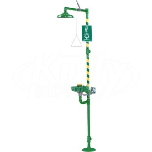 Haws 8320CRP AXION MSR Combination Drench Shower & Eye/Face Wash