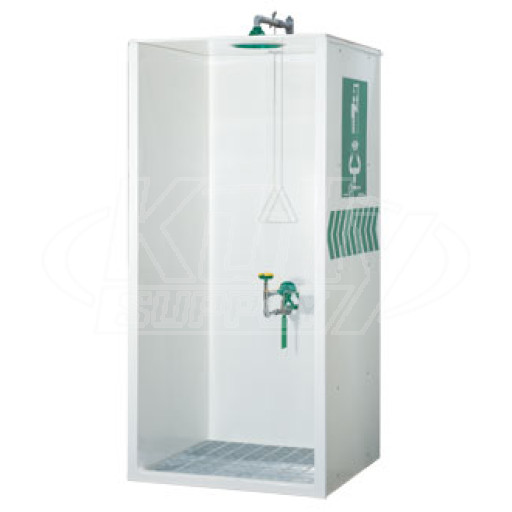 Haws 8605WC AXION MSR Fiberglass Combination Drench Shower & Eye/Face Wash