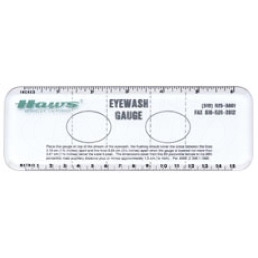 Haws 9015 Plastic Eyewash Gauge (1 Included)