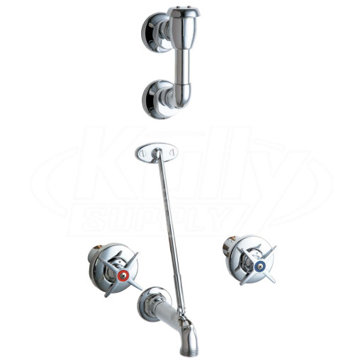 Chicago 911-CP Wall Mounted Concealed Faucet