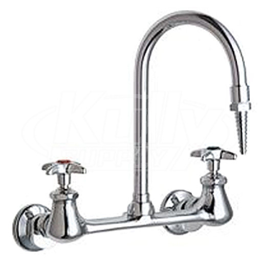 Chicago 942-CP Combo Hot & Cold Water Faucet