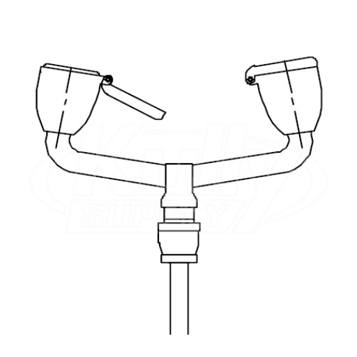 Speakman G05-0735 Eyewash Bullhorn and Sprayhead Assembly (for SE-590)