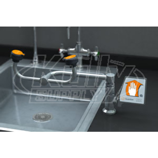Guardian G1893 Deck-Mounted Stainless Steel Eyewash (Right Hand)