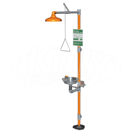Guardian G1950 Combination Drench Shower & Eye/Face Wash (with Stainless Steel Receptor)