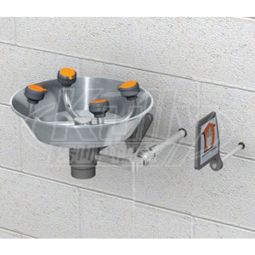 Guardian GFR1724 Freeze-Resistant Wall-Mounted Eye/Face Wash (with Stainless Steel Receptor)